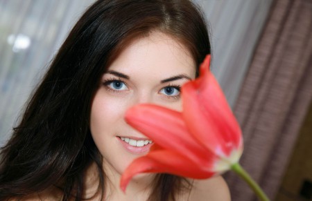 Элегантная Анна: фотосессия в домашней обстановке