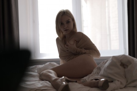 Смелая и чувственная фотосессия Скарлет Хансен