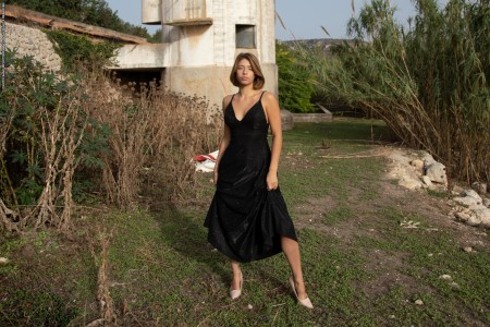 Элегантная летняя фэшн-фотосессия в природе