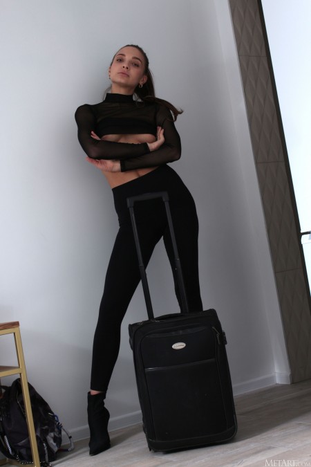 Изысканная сексуальность: девушка Санта А